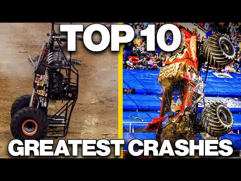 Monster Jam Top 10 CRAZIEST Crashes
