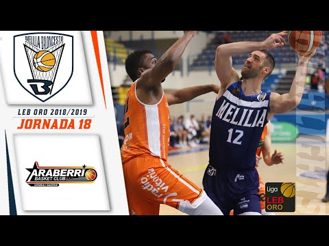 HIGHLIGHTS | Club Melilla Baloncesto vs Sáenz-Horeca Araberri (ORO 18/19 - J18)