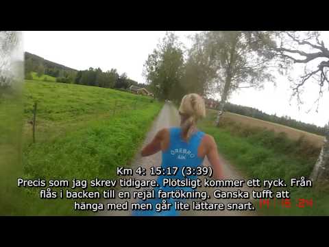 Norasjön Runt 2015 - 21,1 km (Löparperspektiv, kort)