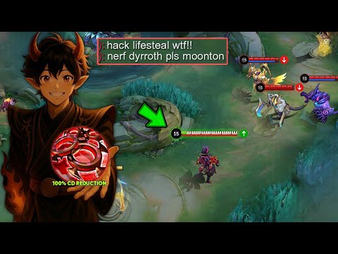 THIS DYRROTH NEW META CD LIFESTEAL BUILD IS BROKEN 💀 100% UNKILLABLE 