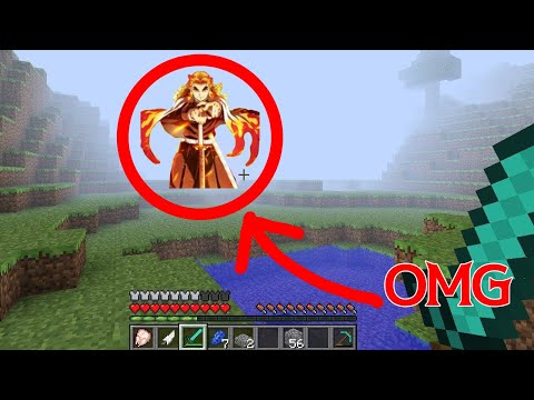 Giant Rengoku Summoned in Minecraft!? Game CRASHED!