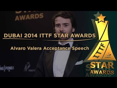 Alvaro Valera ITTF Star Awards Inspirational Acceptance Speech
