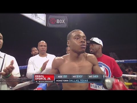 Errol Spence Jr. (pro debut) vs Jonathan Garcia - Full fight