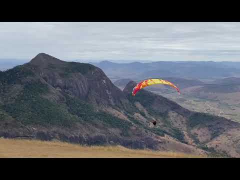 Decolagem Voo 222 de Parapente IKE Costa - 21/08/22 - Rampa do Monjolo