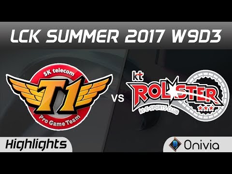 SKT vs KT Highlights Game 3 LCK SUMMER 2017 SK Telecom vs KT Rolster by Onivia
