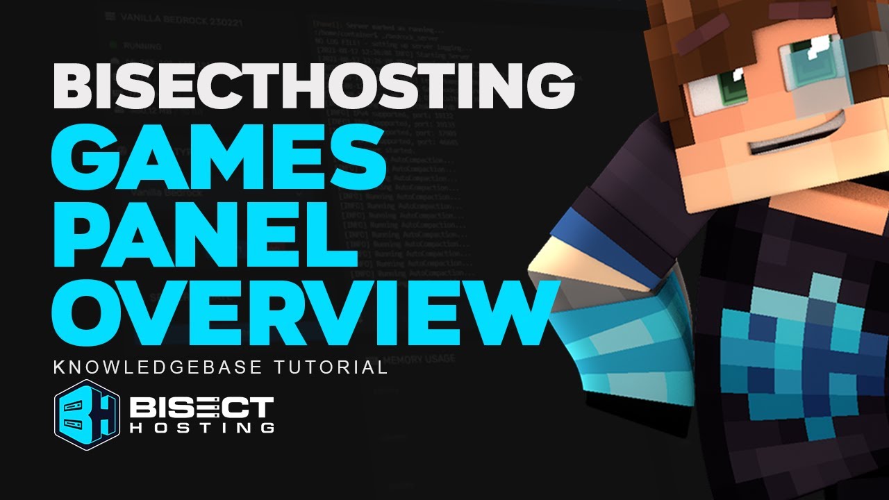 BisectHosting Games Panel Overview