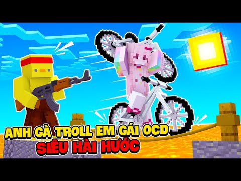 MC Chicken trolls OCD girlfriend in Minecraft – full compilation