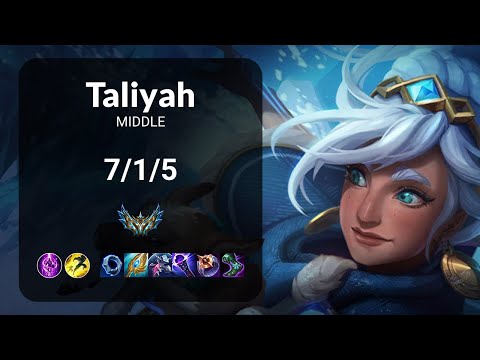 Taliyah vs Sylas MIDDLE - KR CHALLENGER Patch 14.21