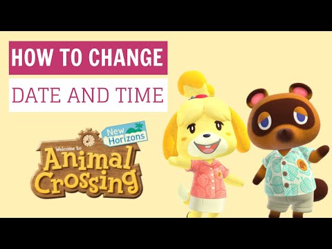 How to change date/time in Animal Crossing: New Horizons!