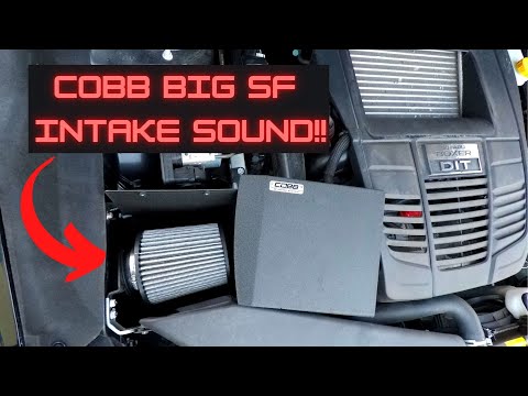 COBB BIG SF INTAKE SOUND VS STOCK | 2016 Subaru WRX