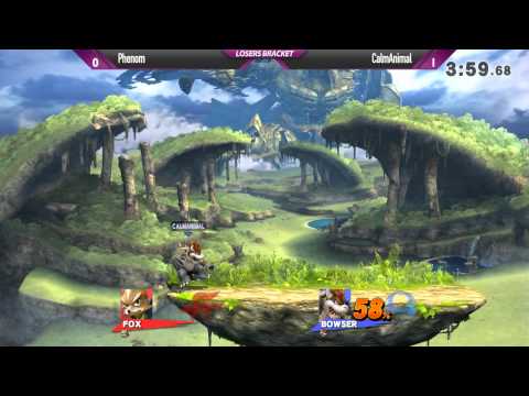 SW12 Smash Wii U - Phenom (Fox) vs CalmAnimal (Bowser) - Losers Bracket