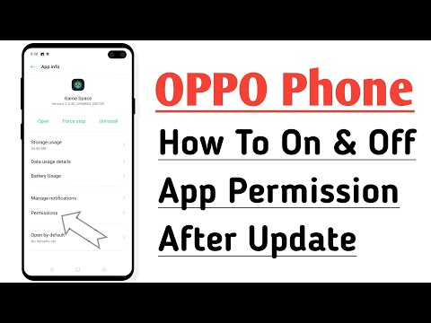 OPPO Phone How To Allow And Deny Application Permission After Update