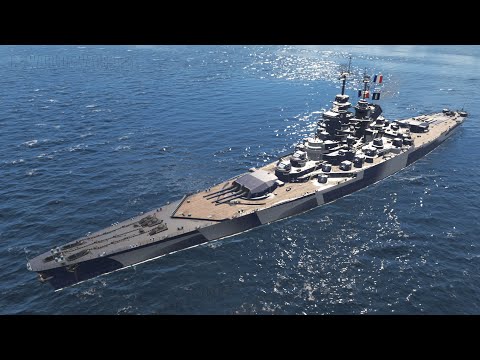 WoWs REPUBLIQUE Great Gameplay/ Battleship with FASTEST  Reload Time / World Of Warships #gaming