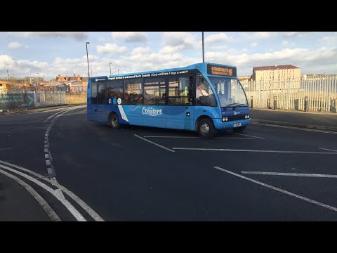 Go north east little coasters optare solo “702” on route 19 North Shields ferry-prince consort way