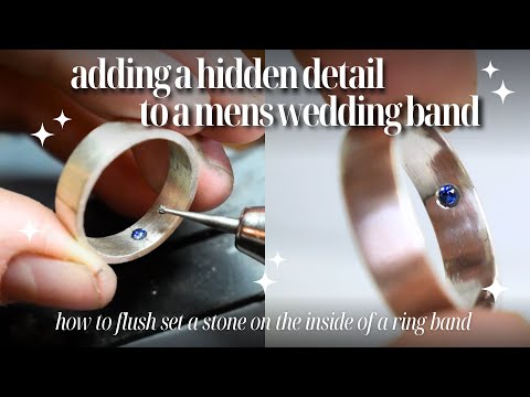 How to Flush Set a Hidden Stone Inside a Ring