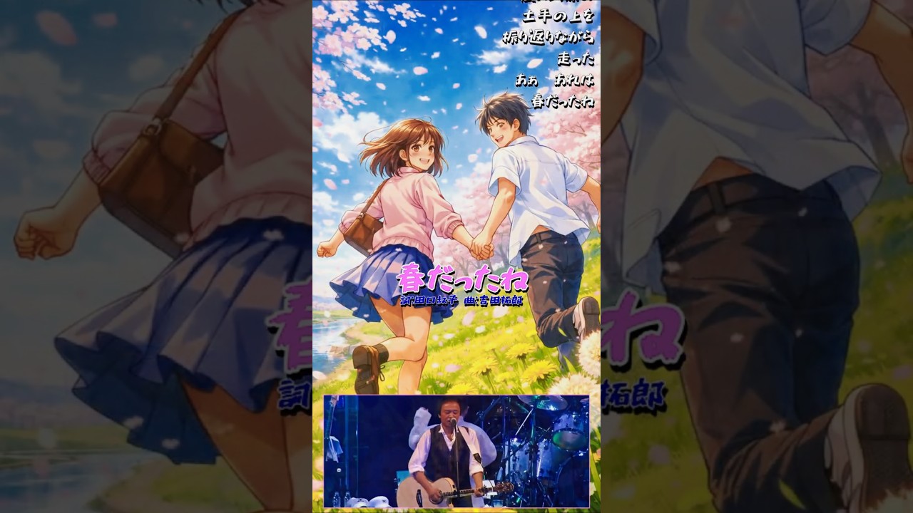 そう､あれは｢春だったね｣／吉田拓郎 #春だったね #よしだたくろう #吉田拓郎