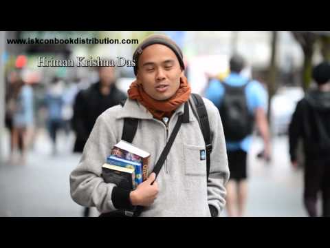 What inspires me to do book distribution - Hriman Krishna Das