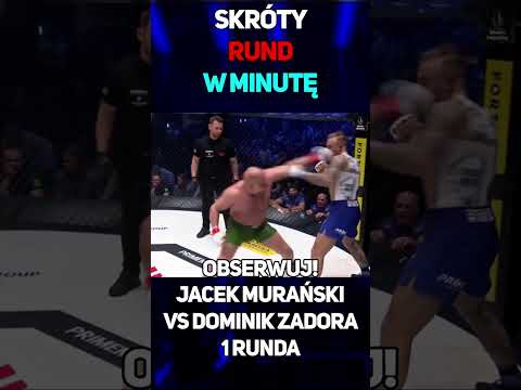 Dawka Archiwum - Jacek Murański VS Dominik Zadora - 1 Runda #famemma #walka #mma #murański #primemma
