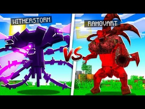 THE WITHERSTORM vs SCARIEST MINECRAFT BOSSES!