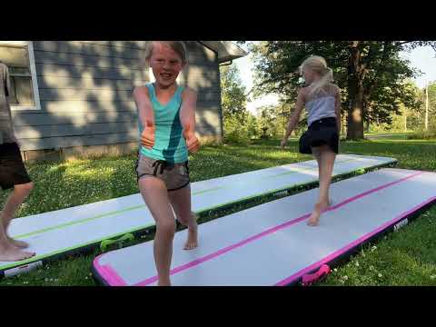 AWSUM - Inflatable Tumbling Mat Awesome Air Track for Home/Gymnastics