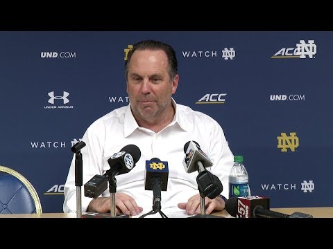 @NDMBB | Mike Brey Press Conference vs North Carolina 2018