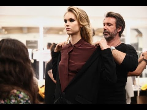 Backstage at Falconeri Fall Winter 2017/2018 Fashion Show