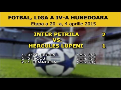 LIGA IV - Inter Petrila - Hercules Lupeni (2-1) 4 Aprilie 2015