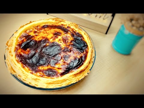 Giant Portuguese Custard Tart | Tarte de Pastel de Nata