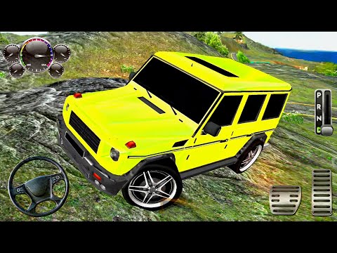 4x4 Offroad Jeep Driving Simulator 2024 - Luxury SUV Prado Car Driving : Android Gameplay