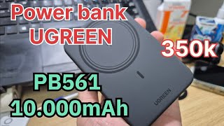 Pin dự phòng không dây UGREEN siêu chất. PB561 10000mAh.