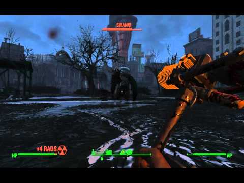 Fallout 4 - Melee vs Swan (survival difficulty)