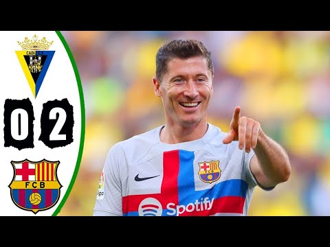Barcelona vs Cadiz 4-0 Resumen y Goles | All Goals & Highlights 2022