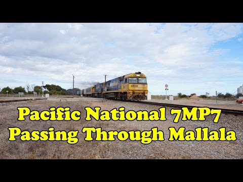 Pacific National 7MP7 Passing Through Mallala