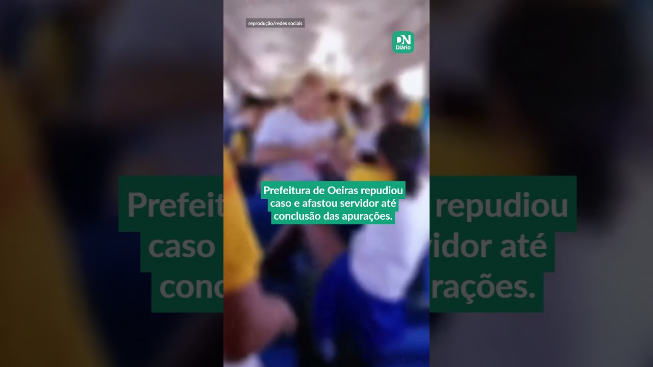 Imagem da notícia Servidor de escola pública é flagrado tentando arrastar estudante de ônibus no Piauí