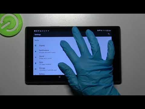 Manage Font Size - Open Display Settings on LENOVO TAB 4 8