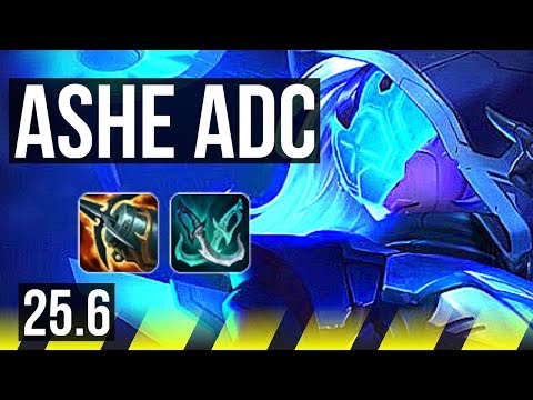 ASHE & Yuumi vs ZIGGS & Karma (ADC) | 8/1/7, Godlike | EUNE Master | 25.6