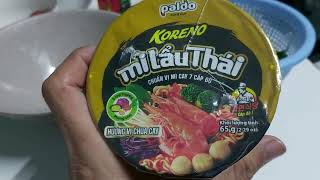 Ăn thử tô mì lẩu thái chuẩn vị mì cay tại nhà! #amazing #food #amthuc #monngon #mukbang #eating