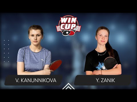 17:15 Vasylysa Kanunnikova - Yulianna Zanik West 4 WIN CUP 10.12.2023 | TABLE TENNIS WINCUP