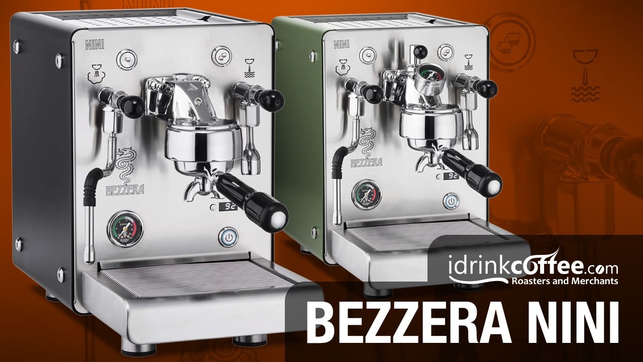 Bezzera NINI DE Espresso Machine - Black + Eureka Mignon Zero 55s - Matte Black Combo video