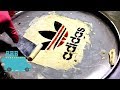 ASMR Adidas Ice Cream Rolls How To Design Adidas Logo On Ice Cream Creative Logo Art On Food