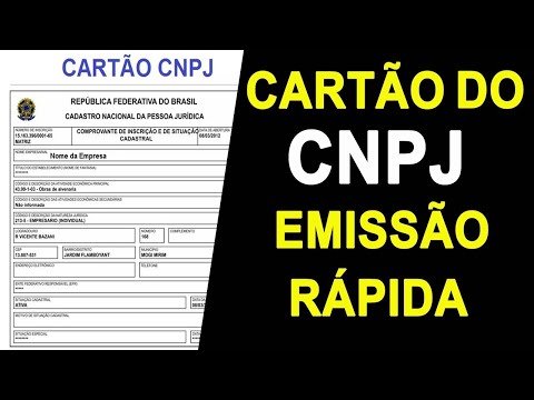 Como Emitir Cartão CNPJ   Comprovante de Inscrição e de Situação Cadastral CNPJ - 2020