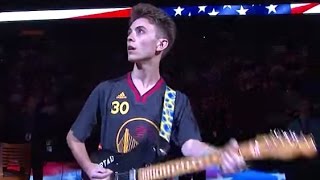 Matt Jaffe - Star Spangled Banner at Warriors