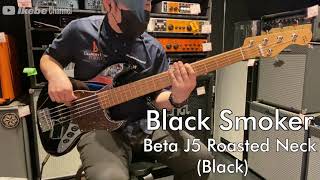 Video thumbnail for 【Ikebe B-Sound Check】BLACK SMOKER Beta J5 Roasted Maple Neck (Black/M)【試奏動画】 by Ikebe Channel｜池部楽器店