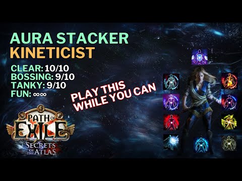 Aura Stacking Ascendent (ft. Kineticist) | Unique, Fun, Endless Scaling | POE 3.26