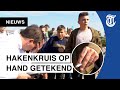 Urk lacht om nazi-grap: Jeroen bekogeld