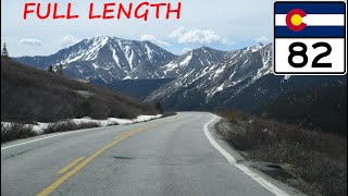 CO Highway 82/Independence Pass Highway eastbound