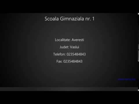 Scoala Gimnaziala nr. 1 Averesti