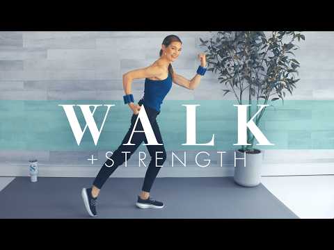 30 Min Walking Workout for Cardio & Strength! 30 Sec Intervals thumbnail