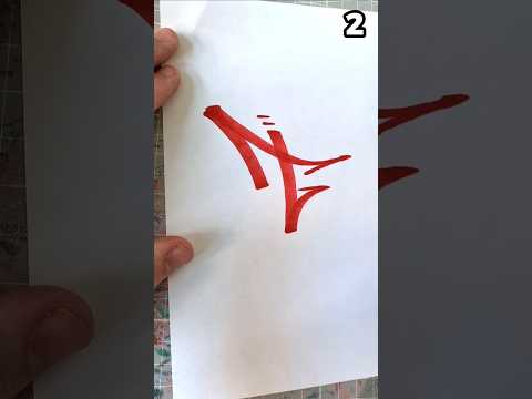 How to draw ✏️ 3 types of T graffiti tag letters 😲 #shorts