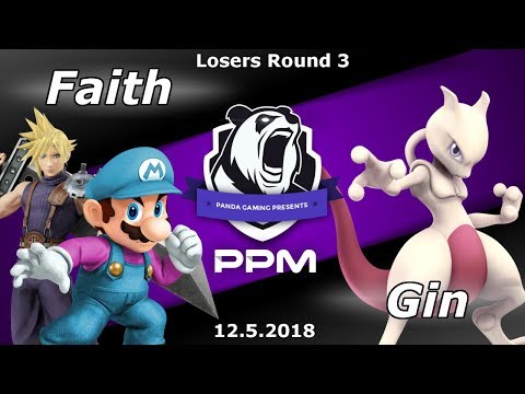 Big PPM 6 - Faith (Mario, Cloud) Vs. Gin (Mewtwo) - Losers Round 3
